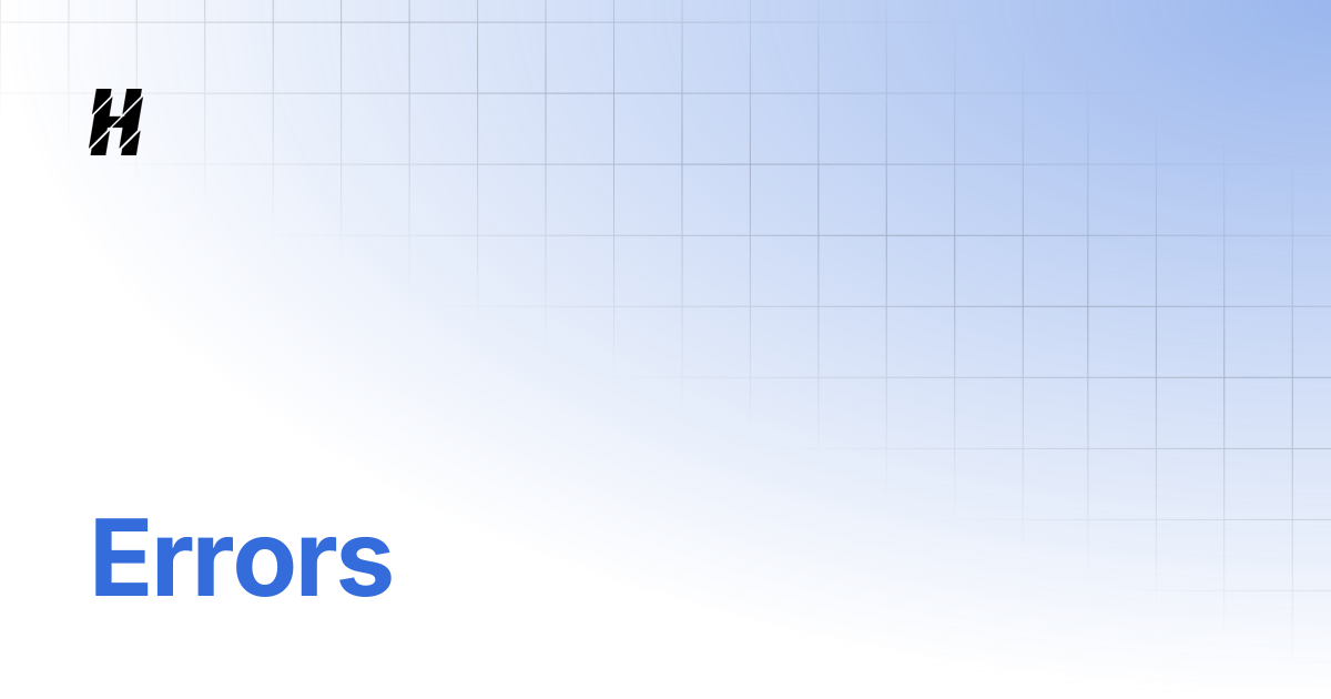 Errors | Happ - Proxy Utility